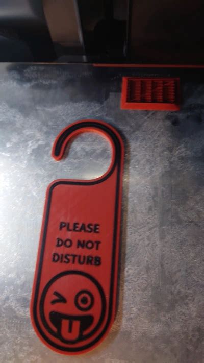 Do Not Disturb Sign With Socks By Harryfu Makerworld