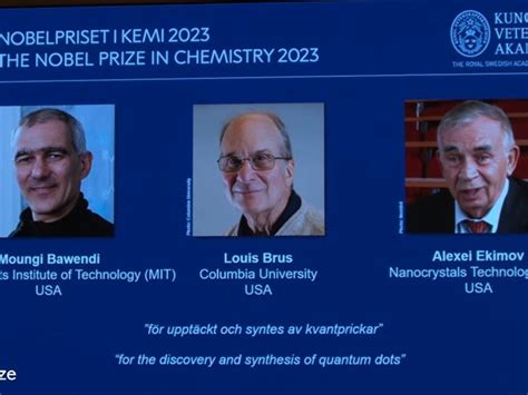 2023 Chemistry Prize Winners Bawendi Bruce And Ejimov Discovery And Synthesis Of Quantum