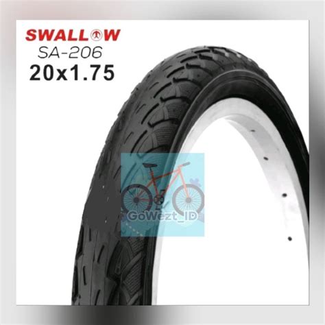 Jual Ban Luar Sepeda Ukuran 20 X 1 75 Swallow Hitam SA 206 Lipat Minion