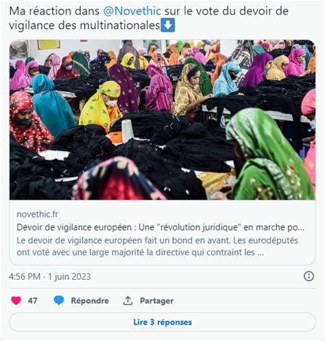 La Loi Sur Le Devoir De Vigilance 4 Texte Vote En Pleniere Par Le