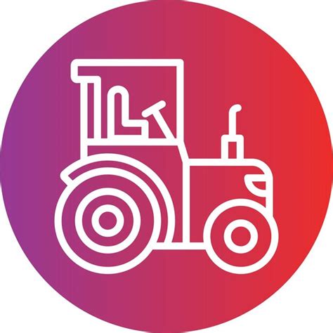 Premium Vector Tractor Icon Style