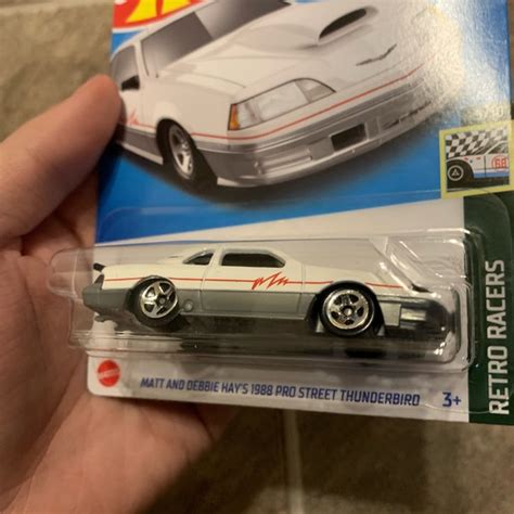 Mattel Toys Hot Wheels Matt And Debbie Hays Pro Street Thunderbird Retro Riders