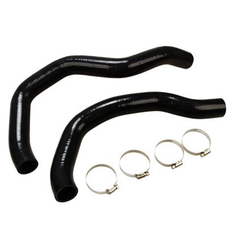 Silicone Radiator Coolant Hose For Nissan 240sx Ka24de 89 94 S13 Black