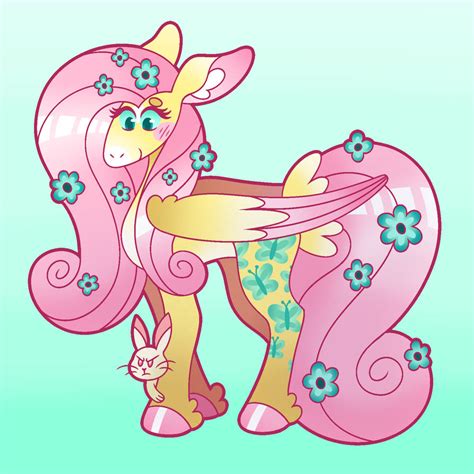 Fluttershy Redesign My Little Pony By Almadash On Deviantart