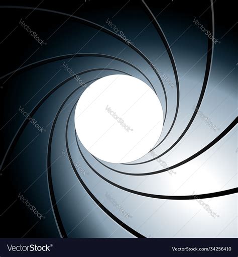 James Bond Gun Barrel Vector - dapperdiy