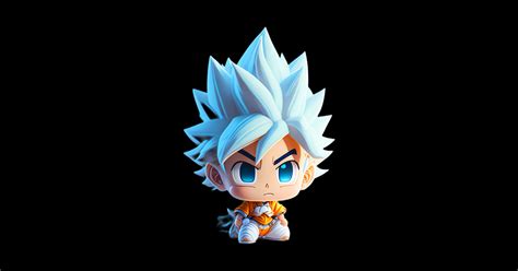 Ultra instinct white hair goku style martial artist miniature. - Style ...