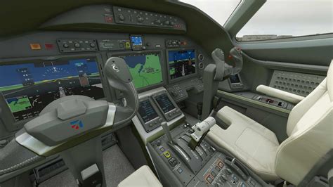 Cessna Longitude Lightened Cockpit (2) - Flight Simulator Addon / Mod