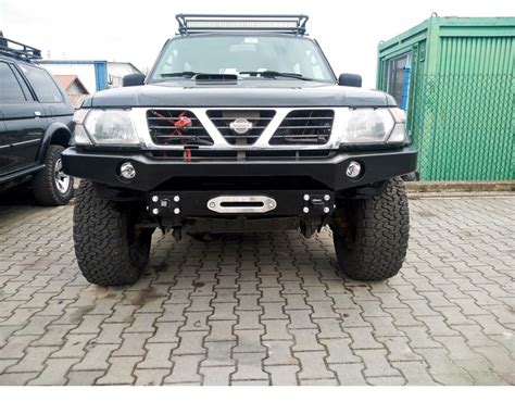 Heavy Duty Paraurti Anteriore Slim Nissan Patrol GR Y61 Ramingo 4x4