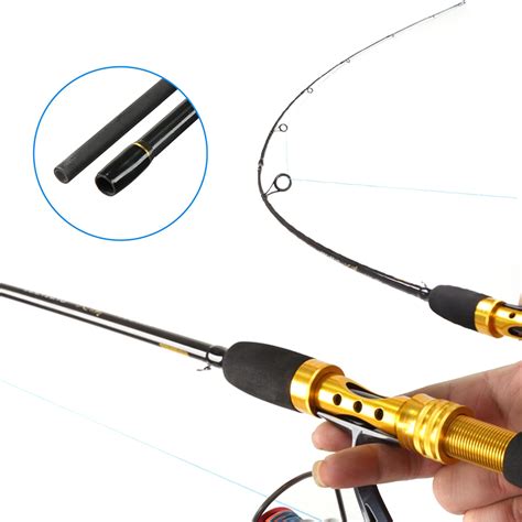 1.98m spinning Fishing Rod Lightweight 10 30g 2 Section Portable ...