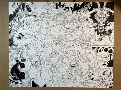 drew some my favorite wano characters! (timelapse in comments) : r/OnePiece