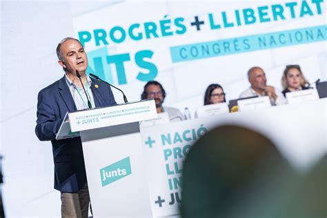 El congreso de Junts avala la estructura del partido cuenta atrás para