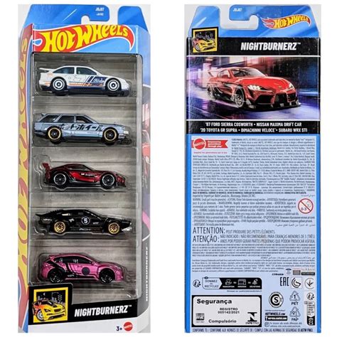 Hot Wheels 5 Pack Nightburnerz Supra GR 2025 Shopee Malaysia