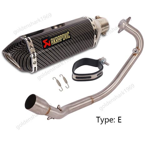 For CF Moto ST Papio 125 2017 2024 Complete Exhaust System Header