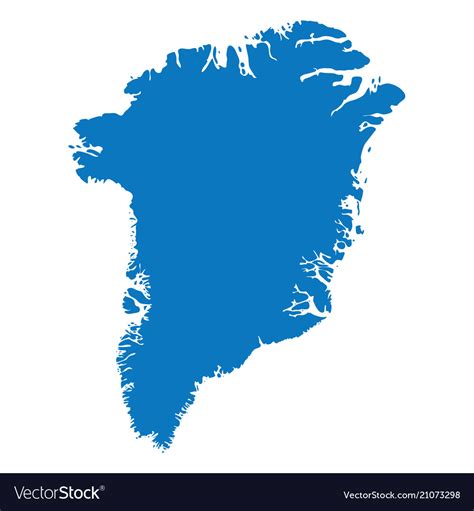 Blank Map Of Greenland