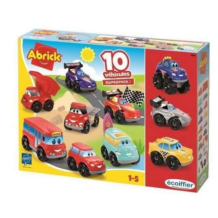 COFFRET 10 VEHICULES FAST CAR ECOIFFIER