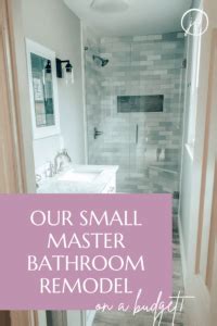 Our Super Small Master Bathroom Remodel On A Budget Jessi Fearon