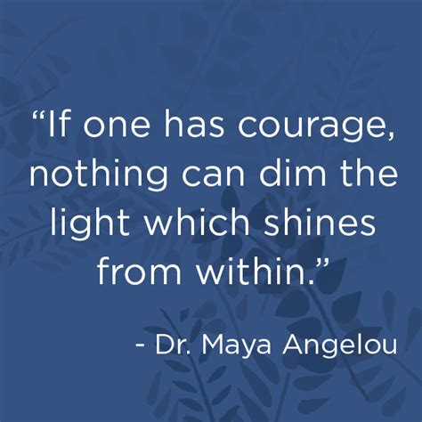 Maya Angelou Courage Quote - ShortQuotes.cc