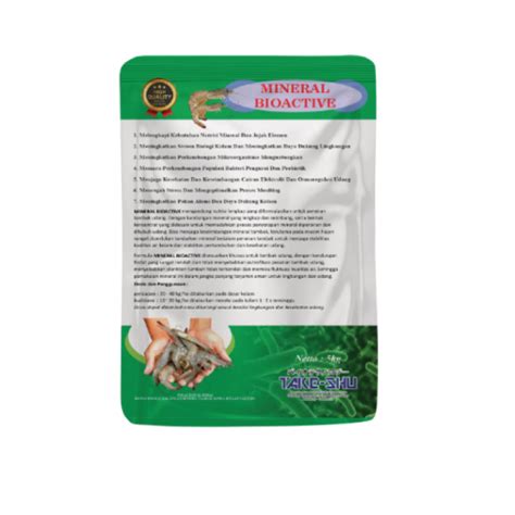 Pasarmina Mineral Udang Bioactive Takeshu Minapoli