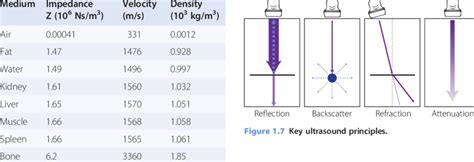 Acoustic impedance of different mediums' | Download Scientific Diagram