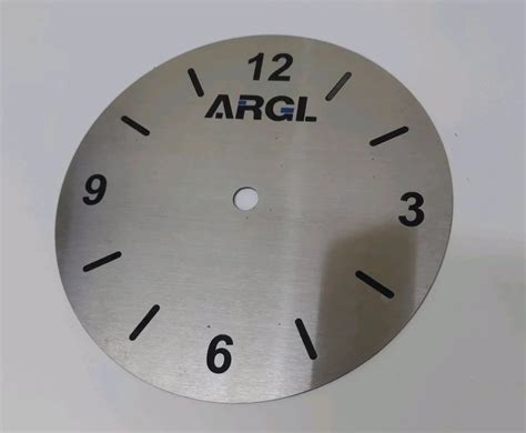 Silver Stainless Steel Clock Name Plate 2mm Grade 202 At Rs 294