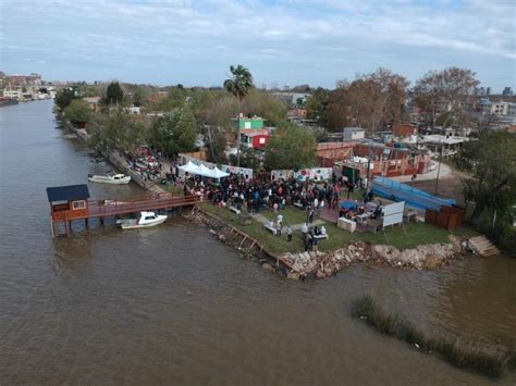 Malena Galmarini Y Romina Barrios Inauguraron El Muelle Vecinal De Las