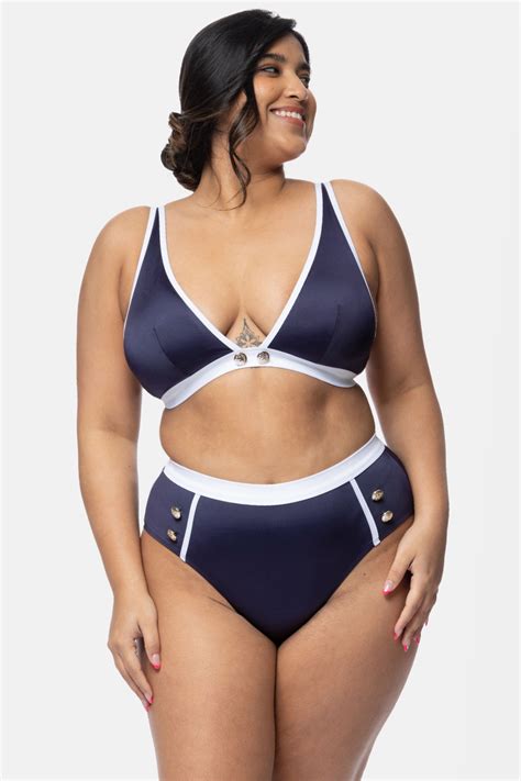 Str J K Pielowy Bikini Z Majtkami O Wysokim Stanie Bielizna Dla Ciebie