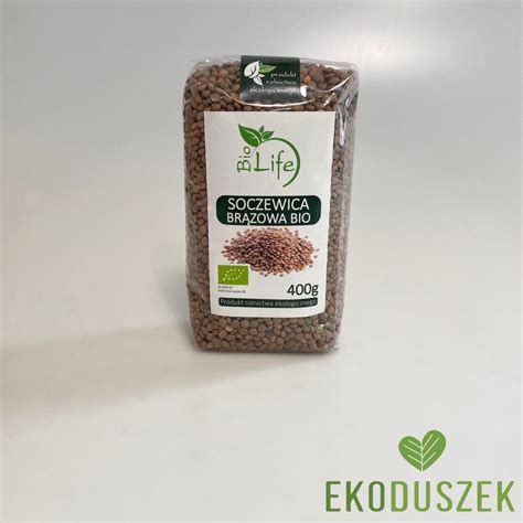 BIOLIFE SOCZEWICA BRĄZOWA BIO 400 G Sklep