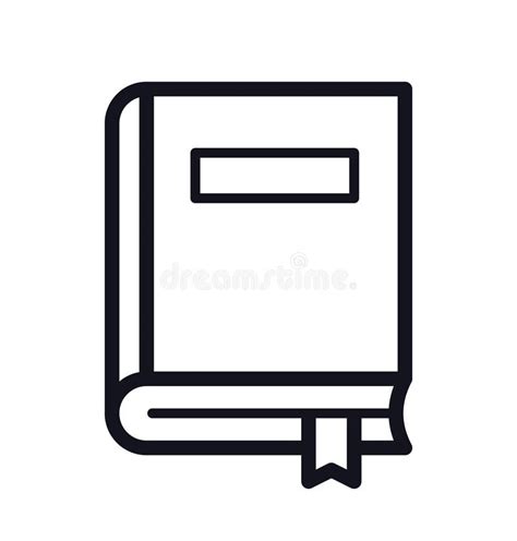 Book Symbol Textbook Vector Icon Stock Vector - Illustration of icon ...