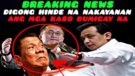 Digong Hinde Na Nakayanan Mga Kaso Biglang Bumigay Nataranta Na At Bong