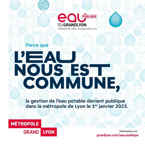 Eau du Grand Lyon devient Eau publique du Grand Lyon Péage Assainissement