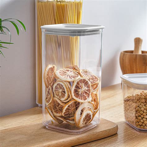 Yonrjhukm Kitchen Pantry Organization Essential Airtight Plastic