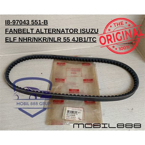 Jual Fanbelt Tali Kipas Fan Belt Alternator Isuzu Elf Nhr Nkr Nlr