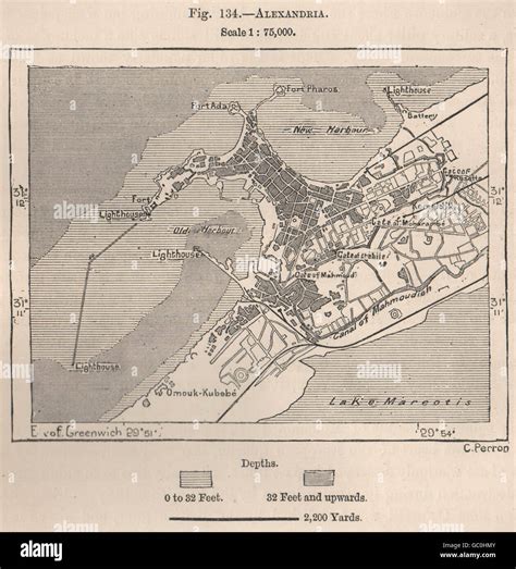 Map of alexandria egypt hi-res stock photography and images - Alamy