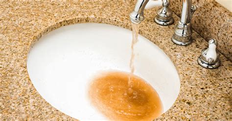 Brown Water Coming Out Of Your Faucets Here Is What To Try 1 Tom