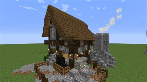 Rustic Blacksmith House And Forge Build Screenshots Show Your