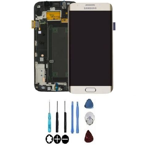 Original Ecran Display LCD Complet Or Pour S6 Edge G925F