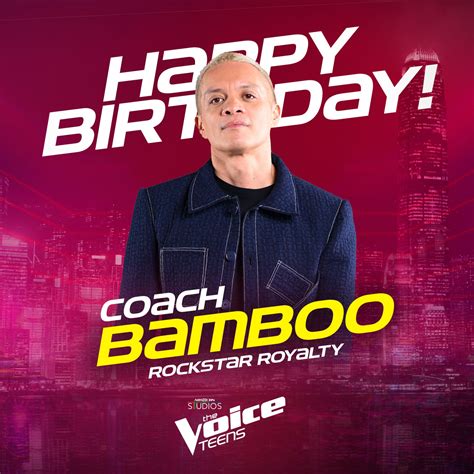 voice happiest birthday   rockstar royalty coach bamboo