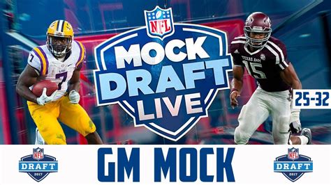 Nfl Mock Draft Gm Mock Draft Nfl Mock Draft Live Picks