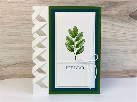 Free Braided Card Template Plus A Video Tutorial Demonstration Card