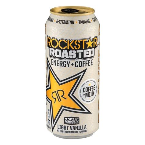 Rockstar Roasted Energy + Coffee Light Vanilla (15 fl oz) from Safeway ...