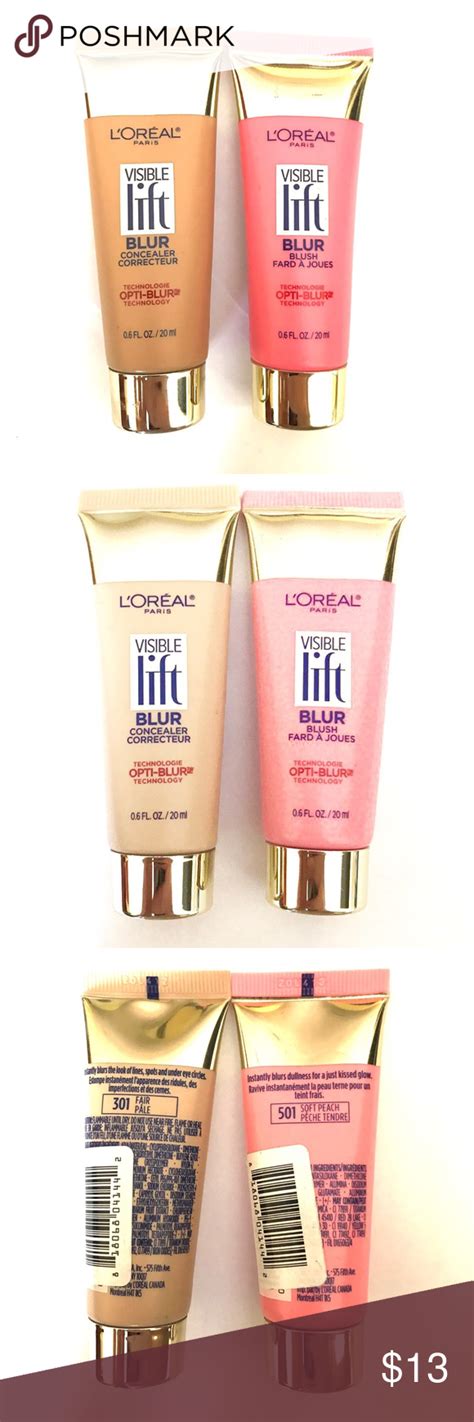 Loreal Visible Lift Blur Concealer And Blush Set Loreal Concealer Soft Peach