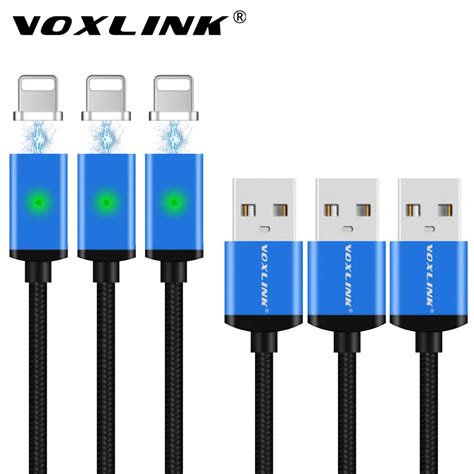 Pack Voxlink Magnetic Cable A Charge Data Usb Cable For Apple