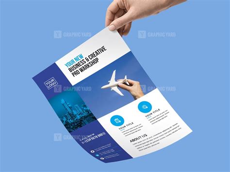 Clean PSD Corporate Flyer · Graphic Yard | Graphic Templates Store