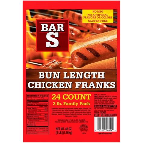 Bar S Classic Franks Bar S Foods