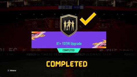 81 Totw Upgrade Sbc Walkout Fifa 21 Ultimate Team Youtube