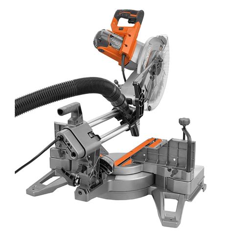 RIDGID 15 12 In Dual Bevel Sliding Miter Saw RIDGID Brands