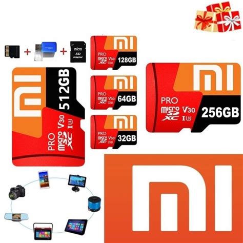 Xiaomi High-Speed micro sd 16gb 32gb 64gb 128gb 256gb class 10 tf Card ...