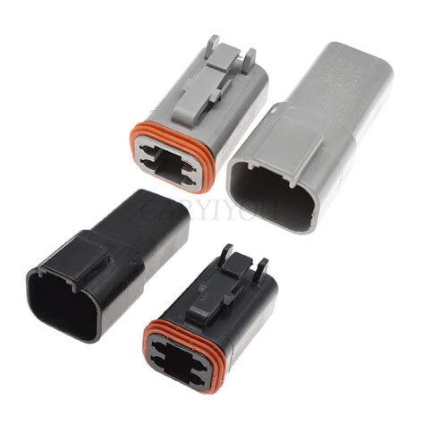 1 Set 4pin Deutsch Dt Waterproof Male Female Electrical Connector Plug