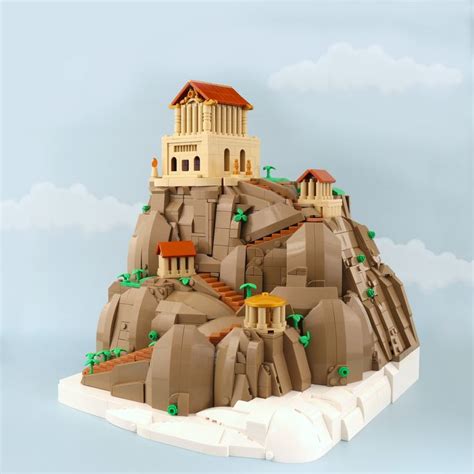 Microscale Lego Mount Olympus Is Fit For The Miniature Gods The