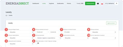Jak kupić leady sprzedażowe w panelu System Lead Energia Direct